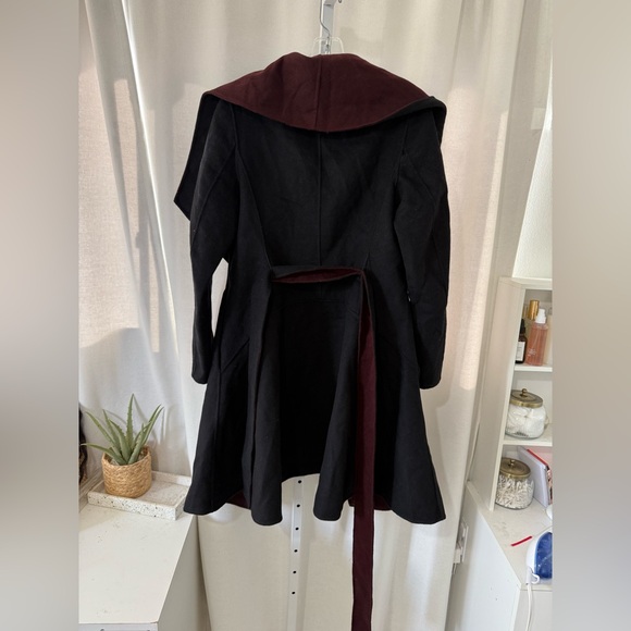 Diane vonfurstenburg reversible wool A line coat FINAL PRICE NO OFFER CONSIDERED - Picture 3 of 14